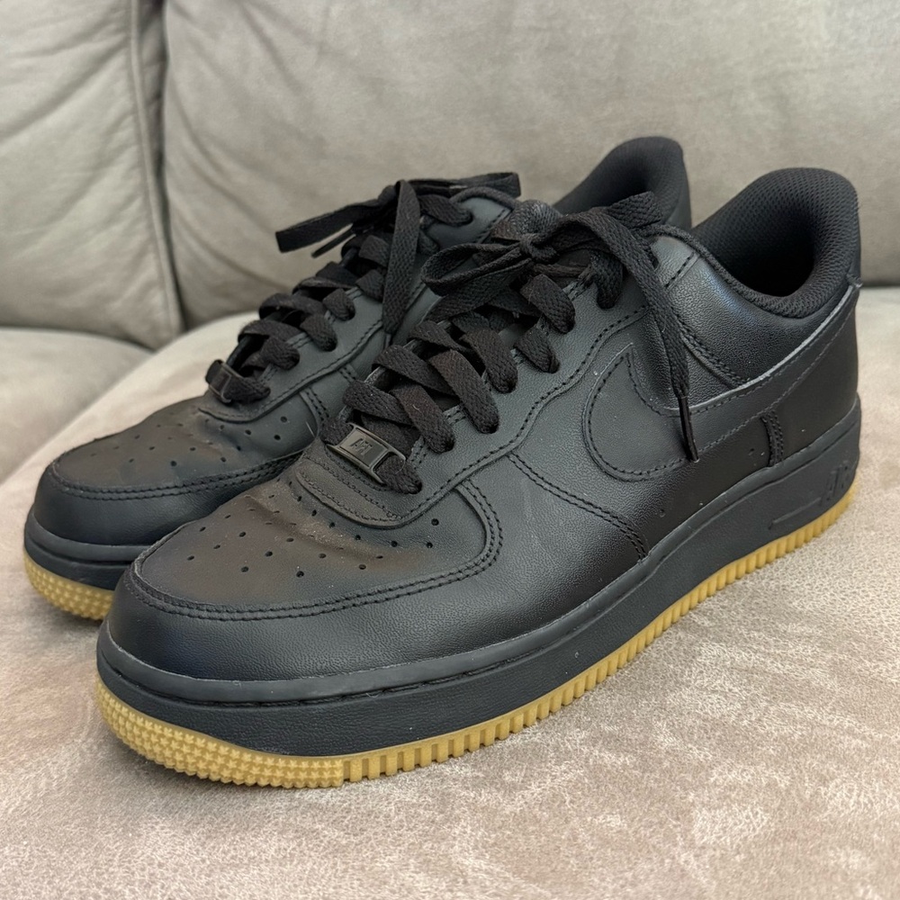 Nike Air Force 1 Low Black Gum DZ4404-001 Men's Size 7.5